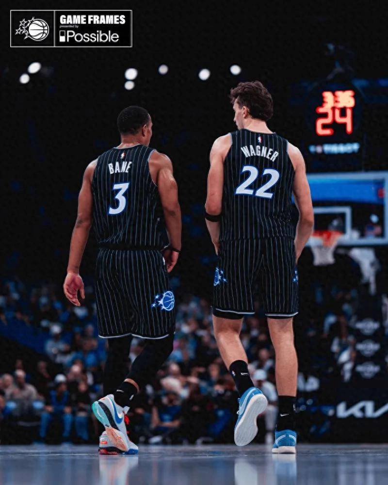 合砍49分！魔术官方晒德斯蒙德-贝恩和弗朗茨-瓦格纳赛场照